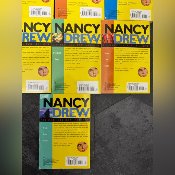 Nancy Drew Girl Detective Paperback books 1-13 - Picture 9 of 12